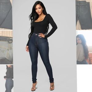 NWOT FashionNova Classic High Waist Skinny Jeans 3